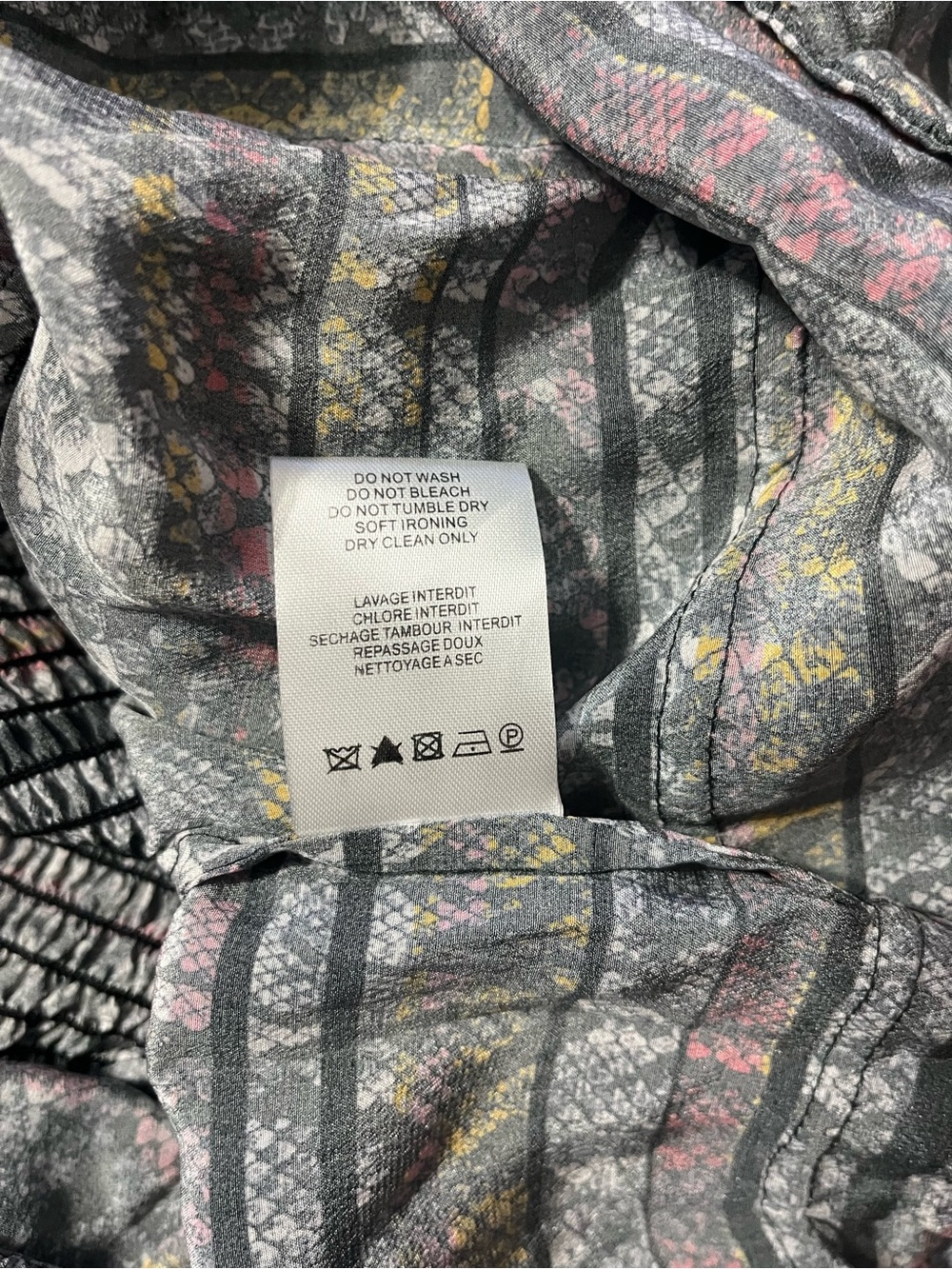 IRO Mini 100% Silk Dress Sz 36 - Picture 8 of 8